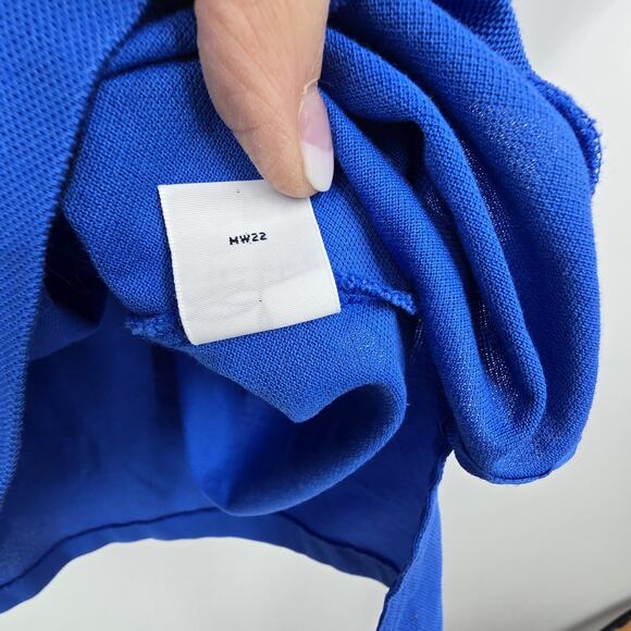 Ralph Lauren Golf Polo Shirt Mens XXL Blue Short Sleeve Pima Cotton Peru Outdoor - Picture 7 of 9